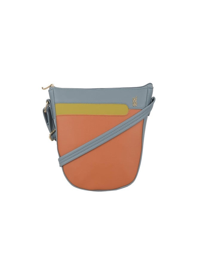 Baggit Women Grey Sling Bag Small Size | Ladies Stylish Casual Cross Body Purse Handbag - Image 1